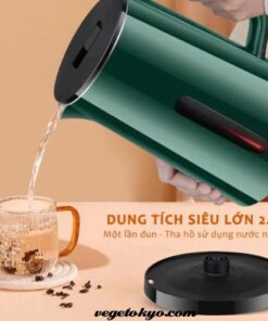 Với công suất 1500W, ấm siêu tốc KANIC có khả năng đun sôi 2.5L nước chỉ trong khoảng 5-7 phút