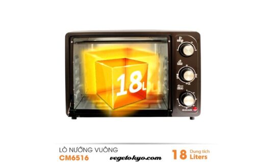 Lò nướng Comet CM6516 không chỉ gây ấn tượng bởi thiết kế nhỏ gọn mà còn bởi hiệu suất nướng ấn tượng